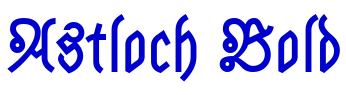 Astloch Bold 字体